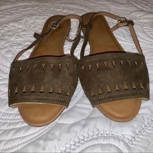 Treat your feet! Faux Leather Sandals size 8